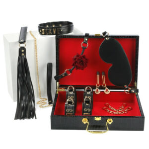 Coffret Bdsm avec Mallette 7 Pièces Blackbox