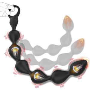 Boules anales vibrantes Icosix 28 x 3.4cm