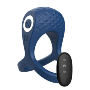 Cockring vibrant Brutal 45 mm Bleu