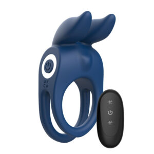 Cockring vibrant Fierce Rabbit 30mm Bleu