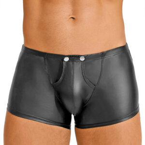 Boxer homme noir ouvert