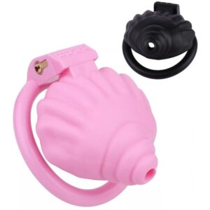 Cage Shellina 6.5 x 4.5 cm Rose ou Noir