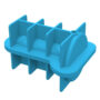 Moule à glaçon pénis Blue ice S 8cm ou M 20cm - S
