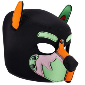 Cagoule Wolf Gang Noir-Orange