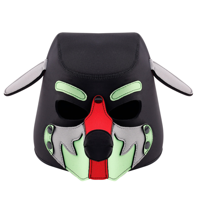 Cagoule Wolf Gang Noir-Vert – Image 2