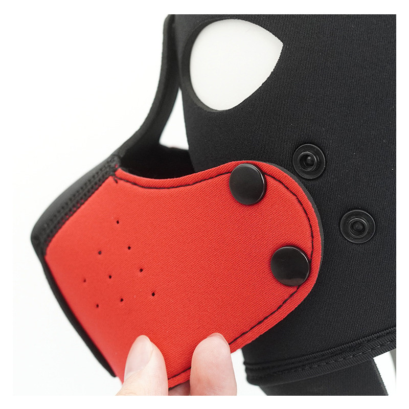 Masque Petty Dog Noir-Rouge – Image 2