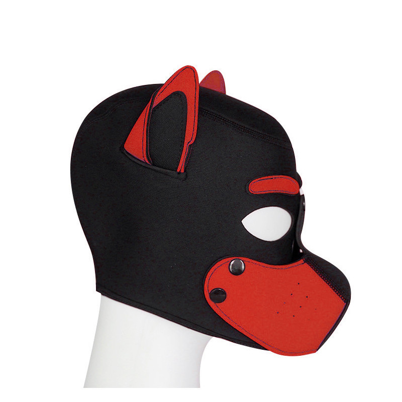 Masque Petty Dog Noir-Rouge