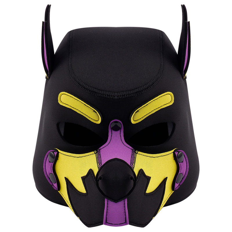 Masque Wolf Gang Noir-Jaune-Violet – Image 2