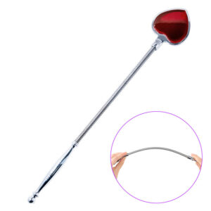 Paddle flexible 39cm+ Plug anal Red heart 9.5 x 1.3cm