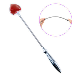 Paddle flexible 41cm + Plug anal SILVER HEART 10 x 2cm
