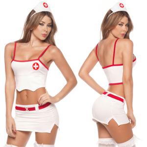 Déguisement sexy d’infirmière en 3 pièces Mapalé