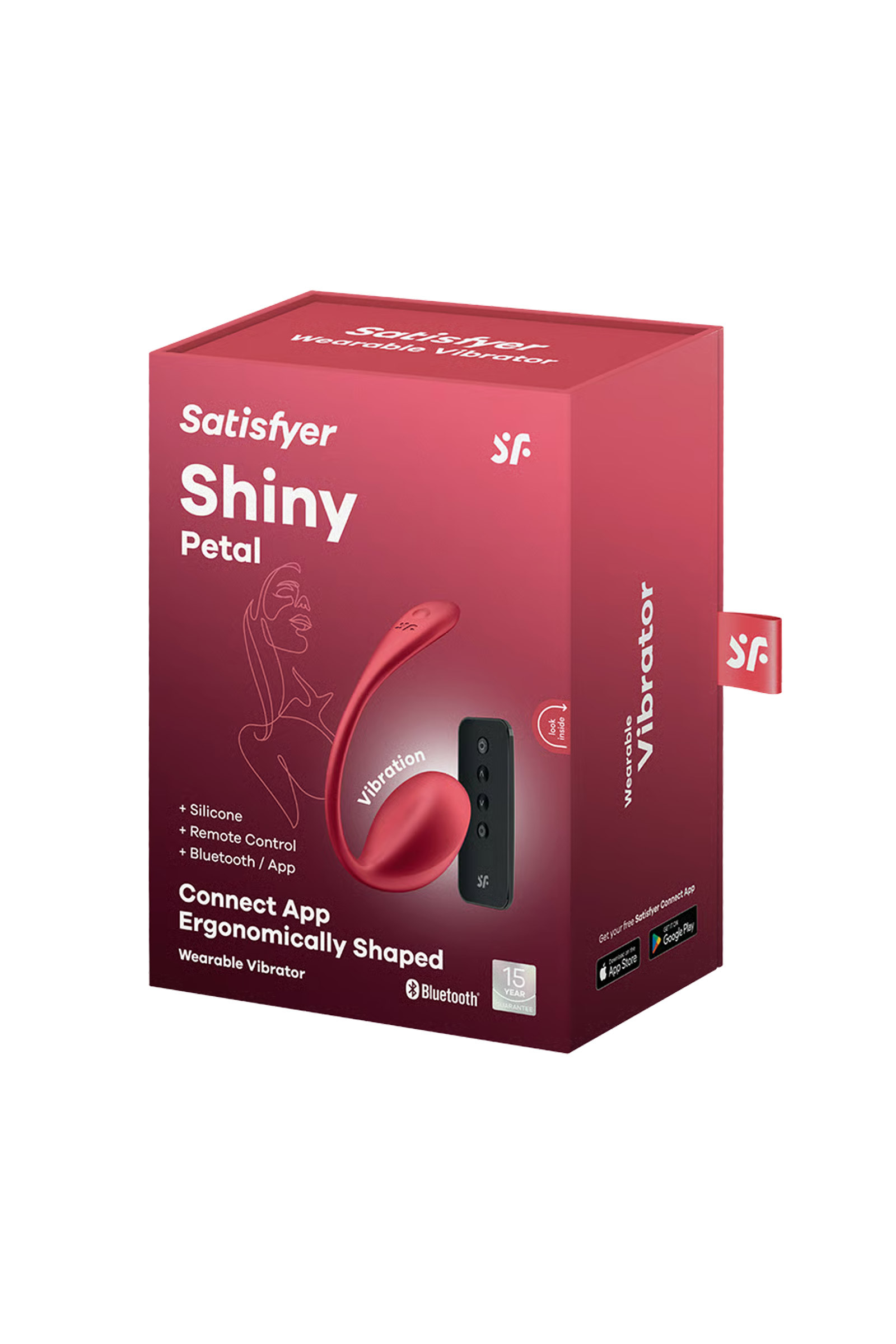 Satisfyer Shiny Petal - Oeuf vibrant connecté – Image 4