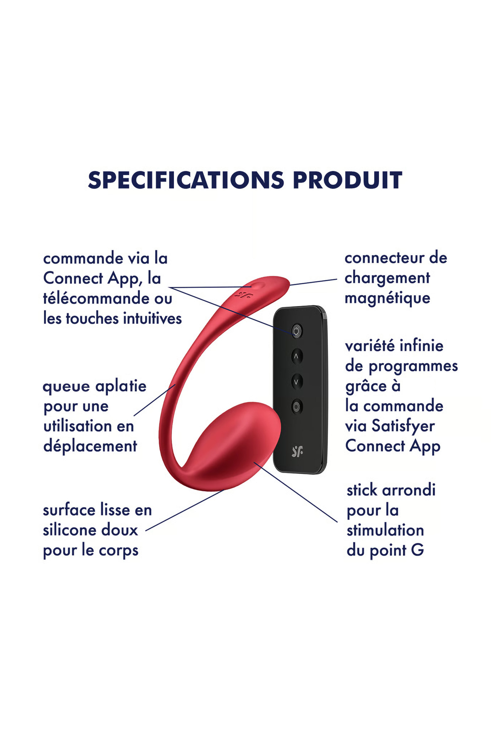 Satisfyer Shiny Petal - Oeuf vibrant connecté – Image 2