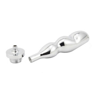 Embout de lavement avec Plug métal Steeltip 12 x 2.9cm