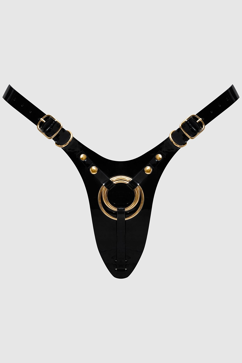 Harnais Fabulous noir vernis - Strap On Me – Image 3