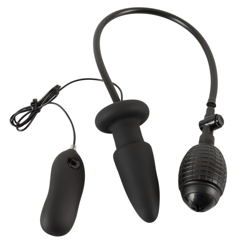 Plug gonflable et vibrant Conikflat 10.5 x 4cm – Image 7