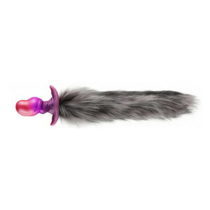 Plug queue de renard amovible Beanyx queue 43cm noire