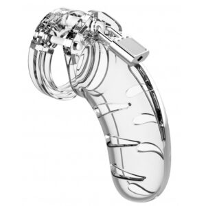 Chasteté ManCage modèle 03 11.5 x 4.2cm transparente