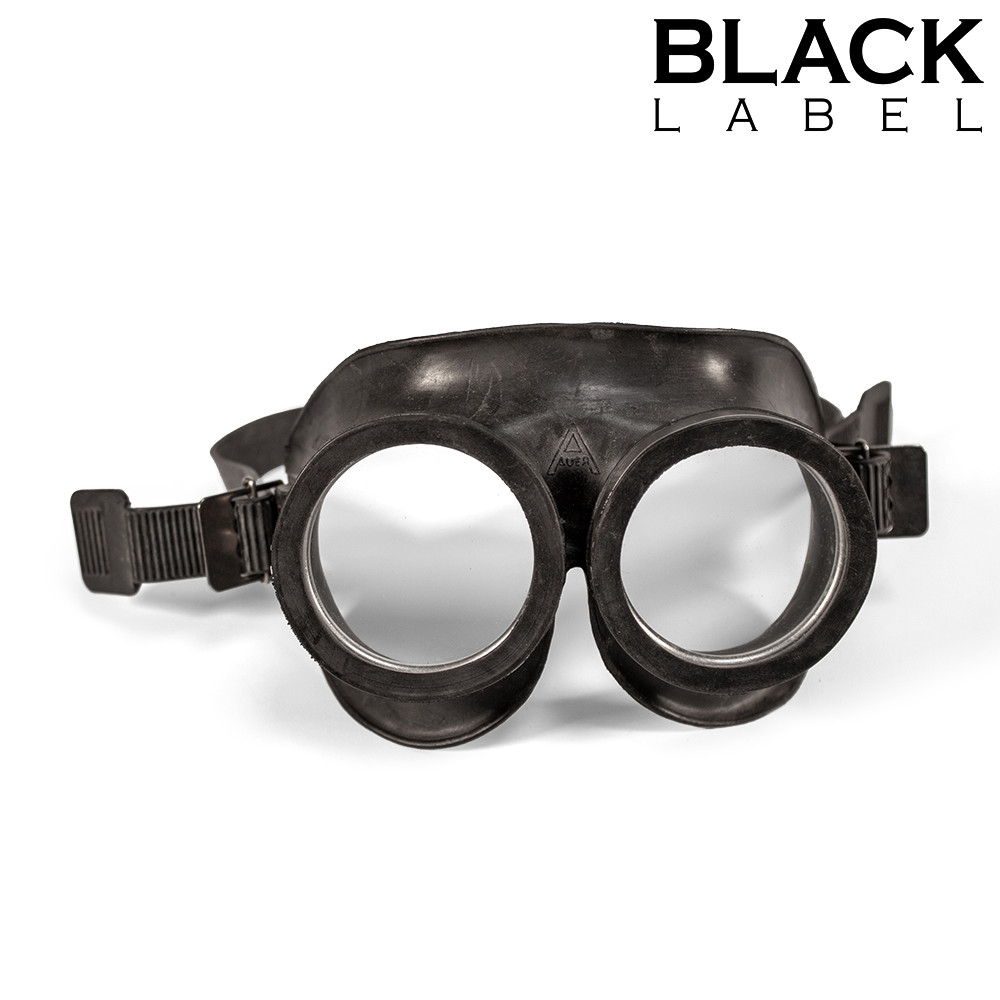 Véritables Lunettes Rubber Goggles Noires