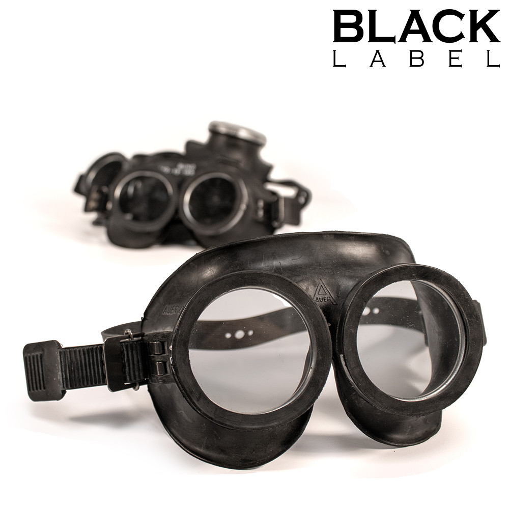 Véritables Lunettes Rubber Goggles Noires – Image 3