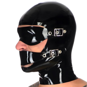 Cagoule en latex Blindmute