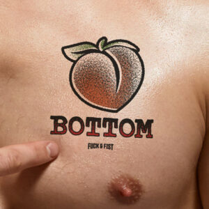 Tatouage temporaire Bottom 9 x 8.5cm