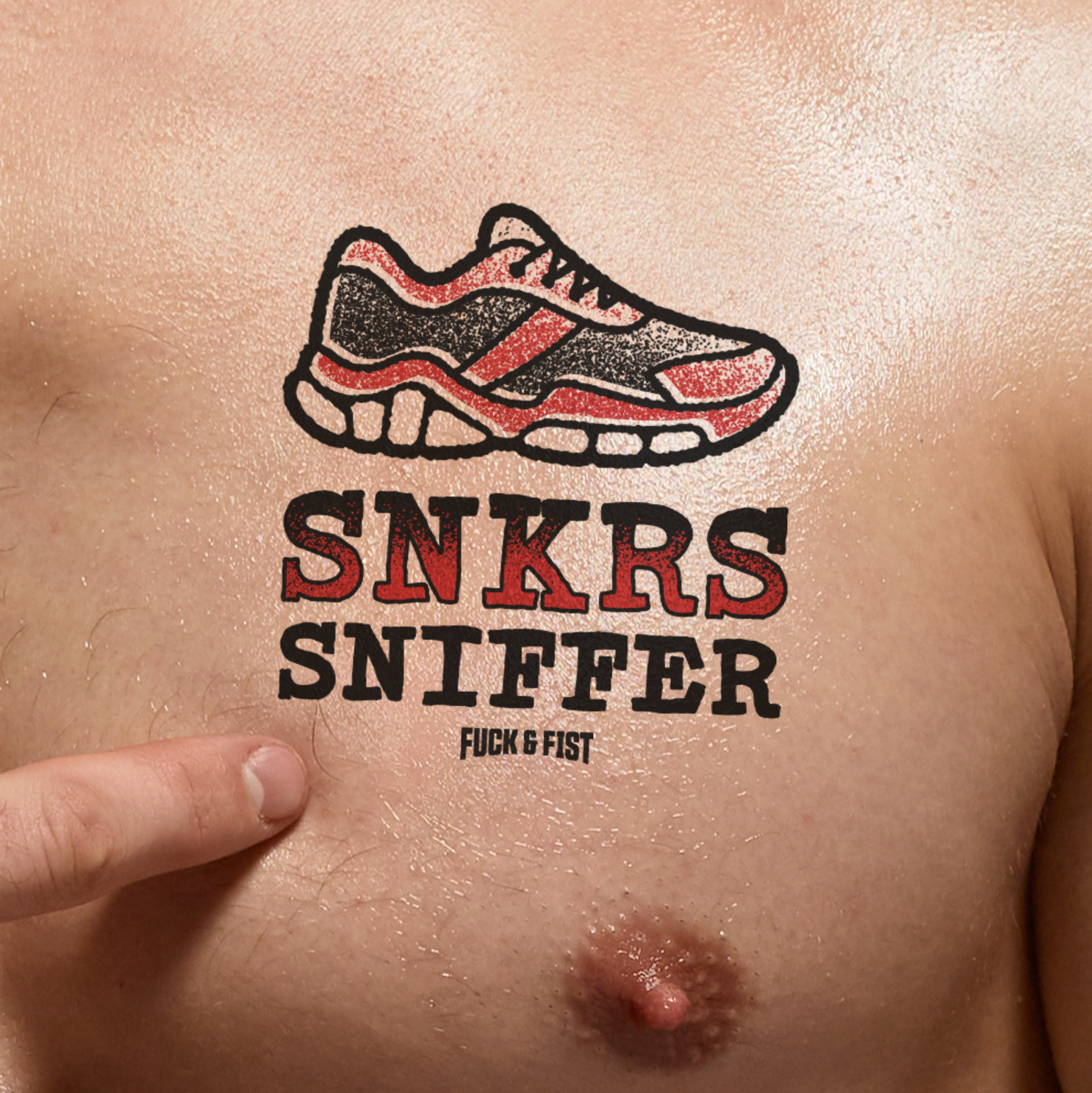 Tatouage temporaire Snkrs Sniffer 9 x 8.5cm