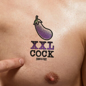 Tatouage temporaire XXL Cock 9 x 5cm
