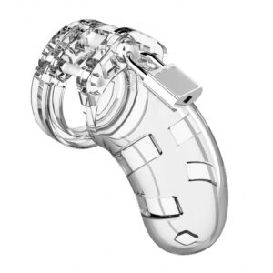 Chasteté ManCage modèle 01 9 x 4.2cm transparente