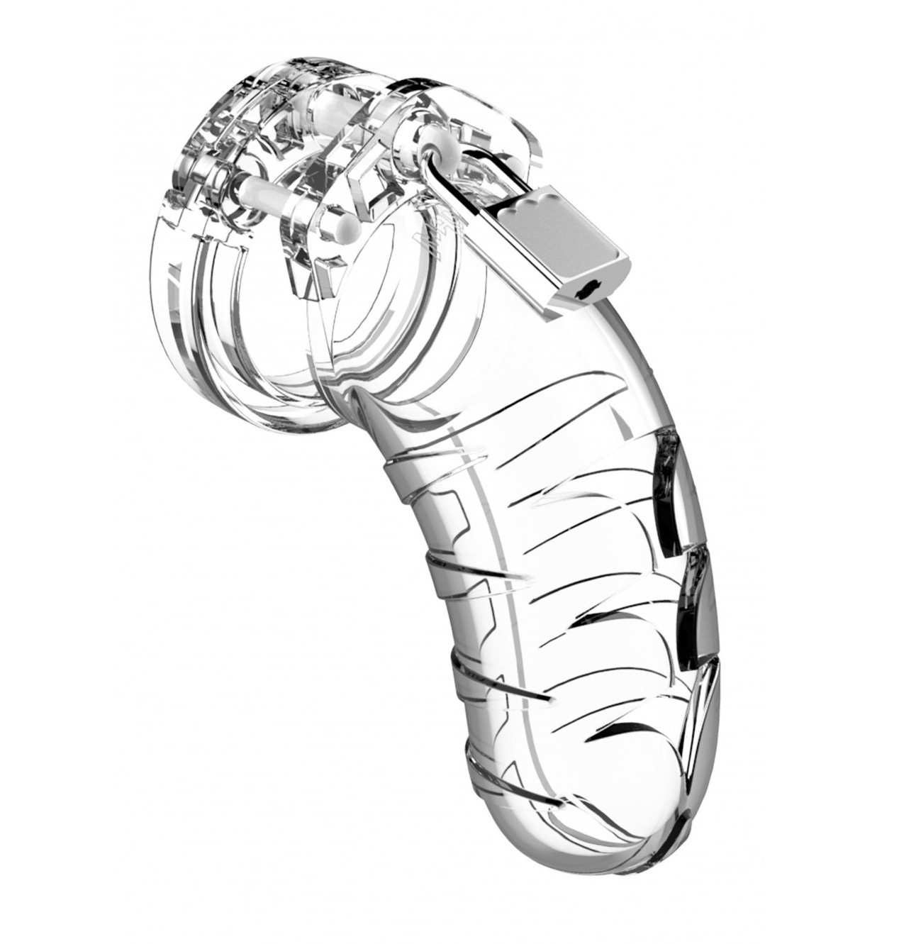 Cage de chasteté ManCage Modèle 04 11 x 3.5 cm transparente
