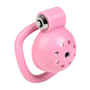 Cage Round Lock 4 x 3.5 cm Rose