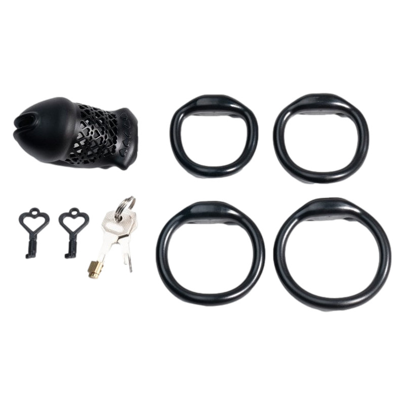 Cage Fivheart 8 x 3.2 cm Noire – Image 2
