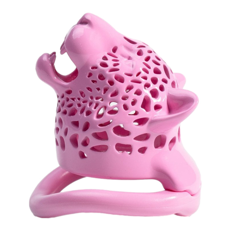 Cage Léopard 7 x 3.3 cm Rose – Image 3
