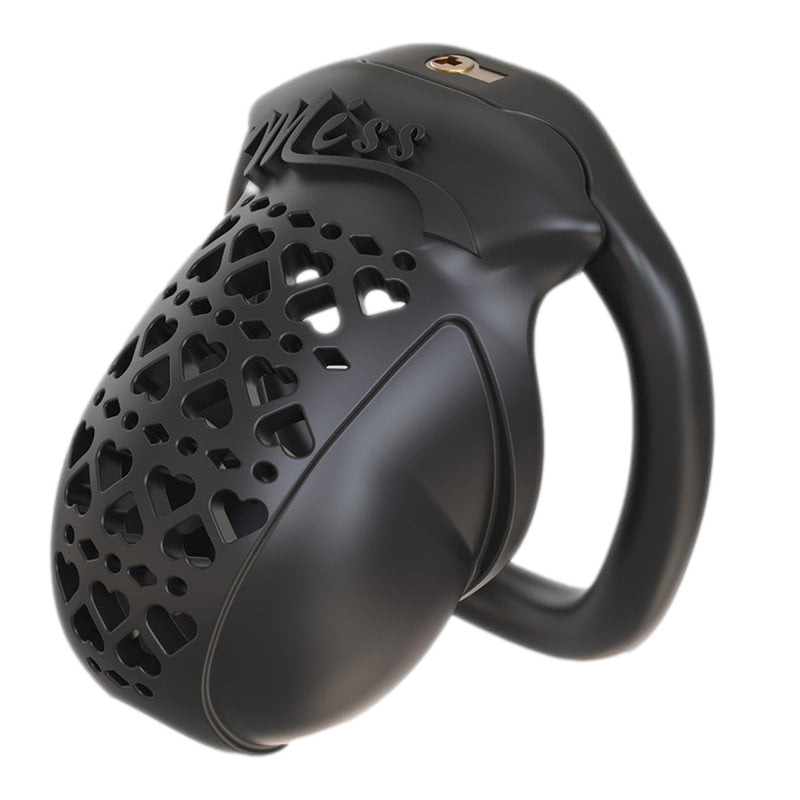 Cage Miss Heart 6.5 x 3.1 cm Noire
