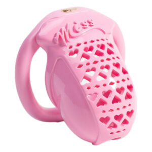 Cage Miss Heart 6.5 x 3.1 cm Rose