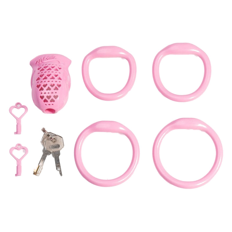 Cage Miss Heart 6.5 x 3.1 cm Rose – Image 2