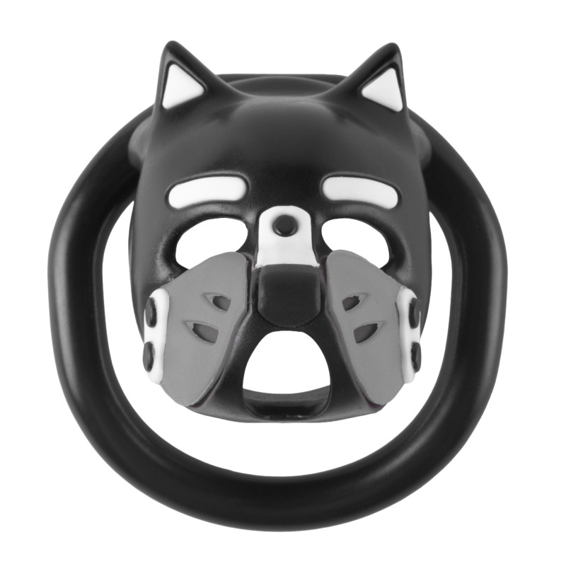 Cage Puppy 4.5 x 3.2 cm Noir-Gris – Image 4