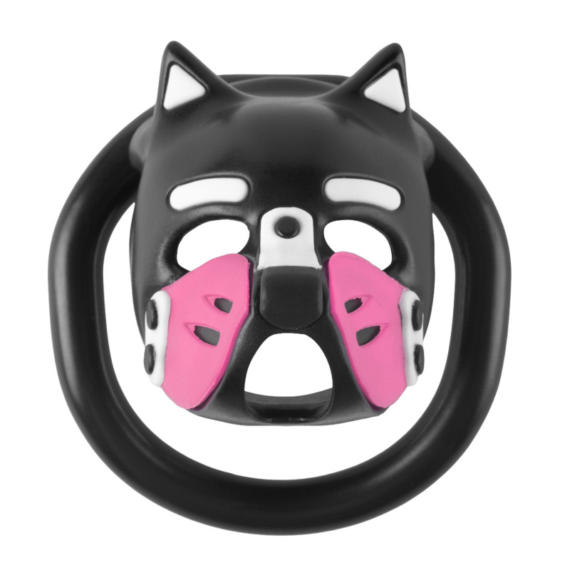 Cage Puppy 4.5 x 3.2 cm Noir-Rose – Image 4