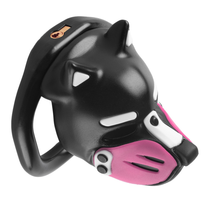 Cage Puppy 4.5 x 3.2 cm Noir-Rose – Image 5