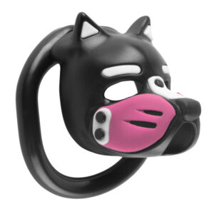 Cage Puppy 4.5 x 3.2 cm Noir-Rose
