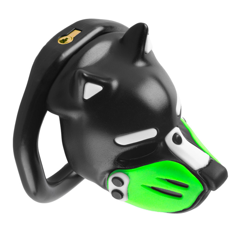 Cage Puppy 4.5 x 3.2 cm Noir-Vert – Image 5