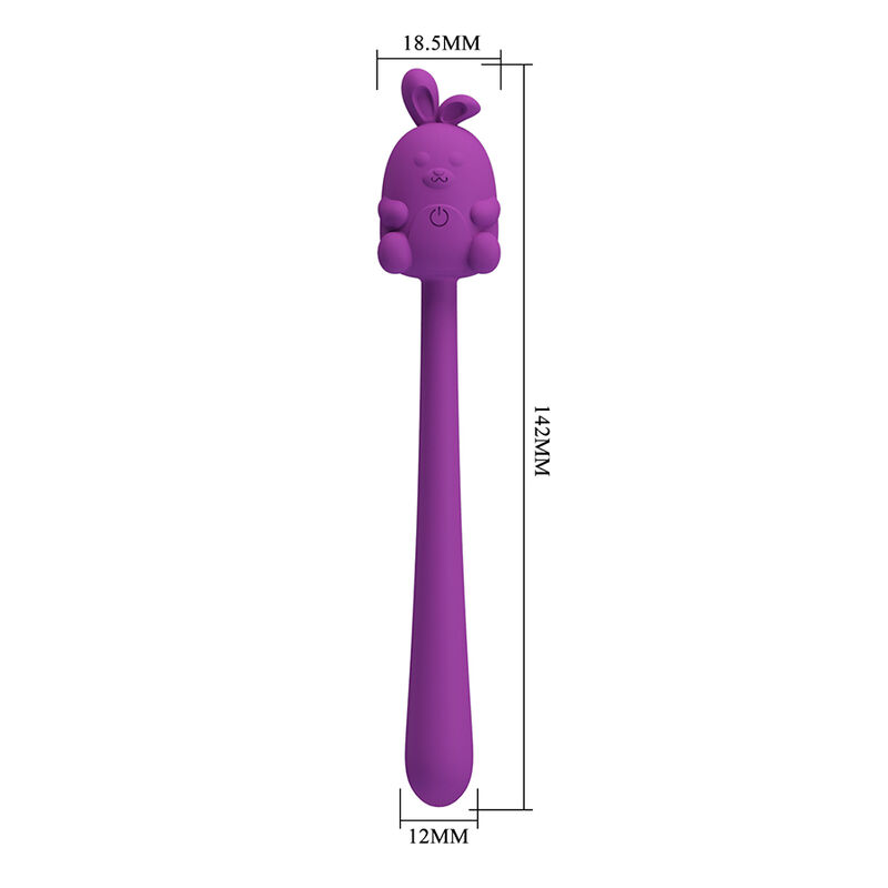 Bâton de silicone vibrant flexible lapin mignon – Image 7