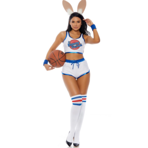 Déguisement de personnage de film sexy Bunny Squad Space Jam