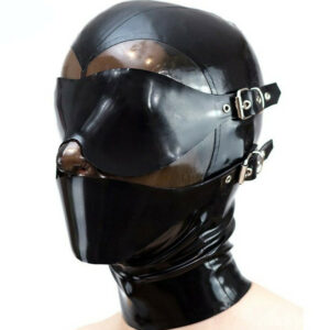 Cagoule en latex Modul Face Noire