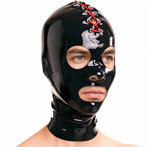 Cagoule en latex Redlace
