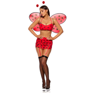 Costume sexy de fée coccinelle