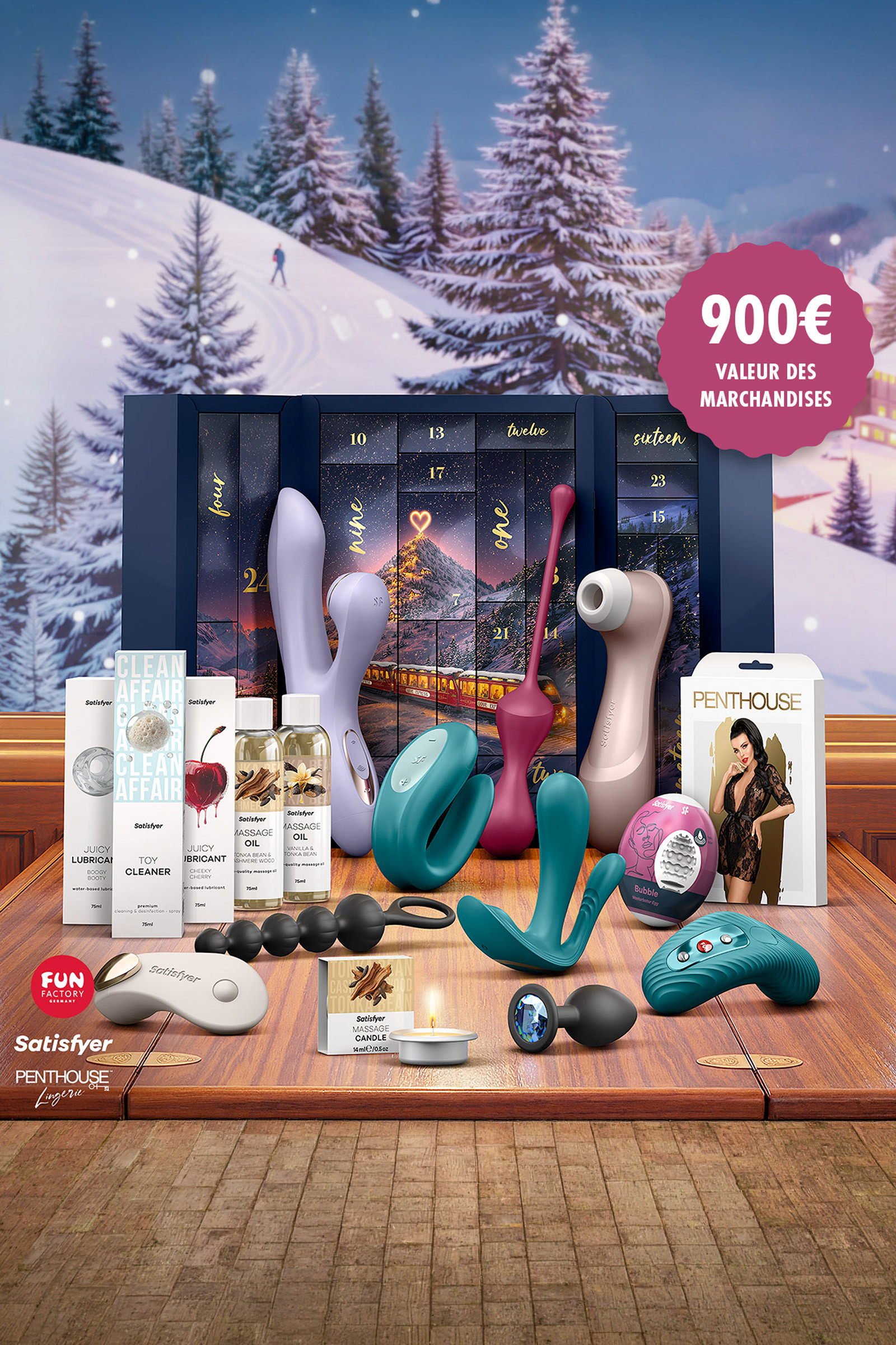 Précommande – Calendrier de l'Avent coquin Satisfyer Premium 2026