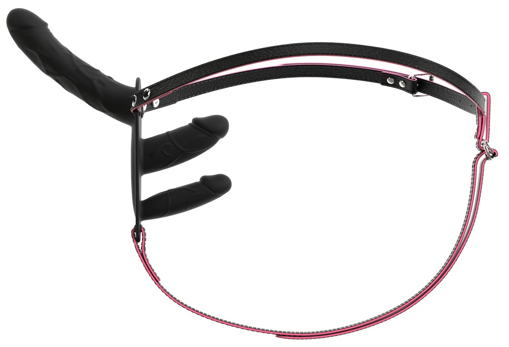 Strapon triple stimulations télécommandé (2in1out) – Image 11