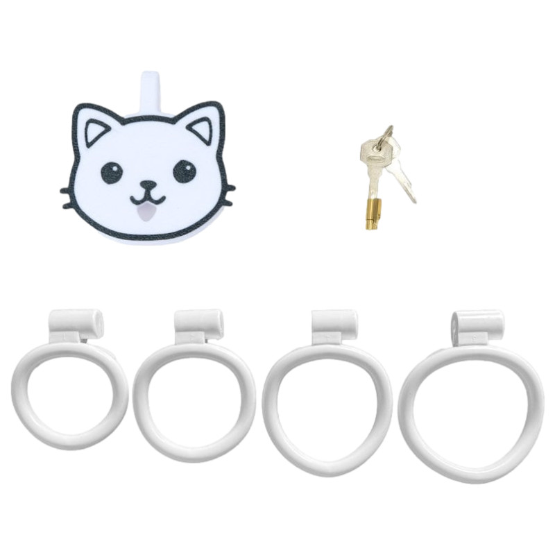 Cage Kitt-Grr 1.5 cm Blanche – Image 2