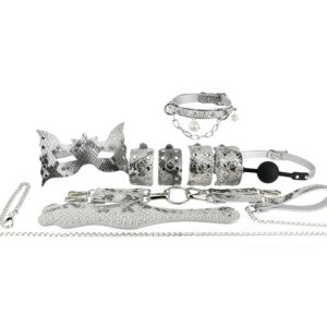 Kit BDSM 8 pièces Snakeyes Argent
